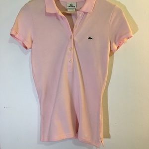 Lacoste | Tops | Lacoste Polo Pink 481l 
